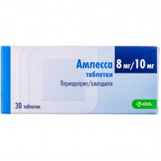 АМЛЕССА таблетки по 8 мг/10 мг №30 (10х3)
